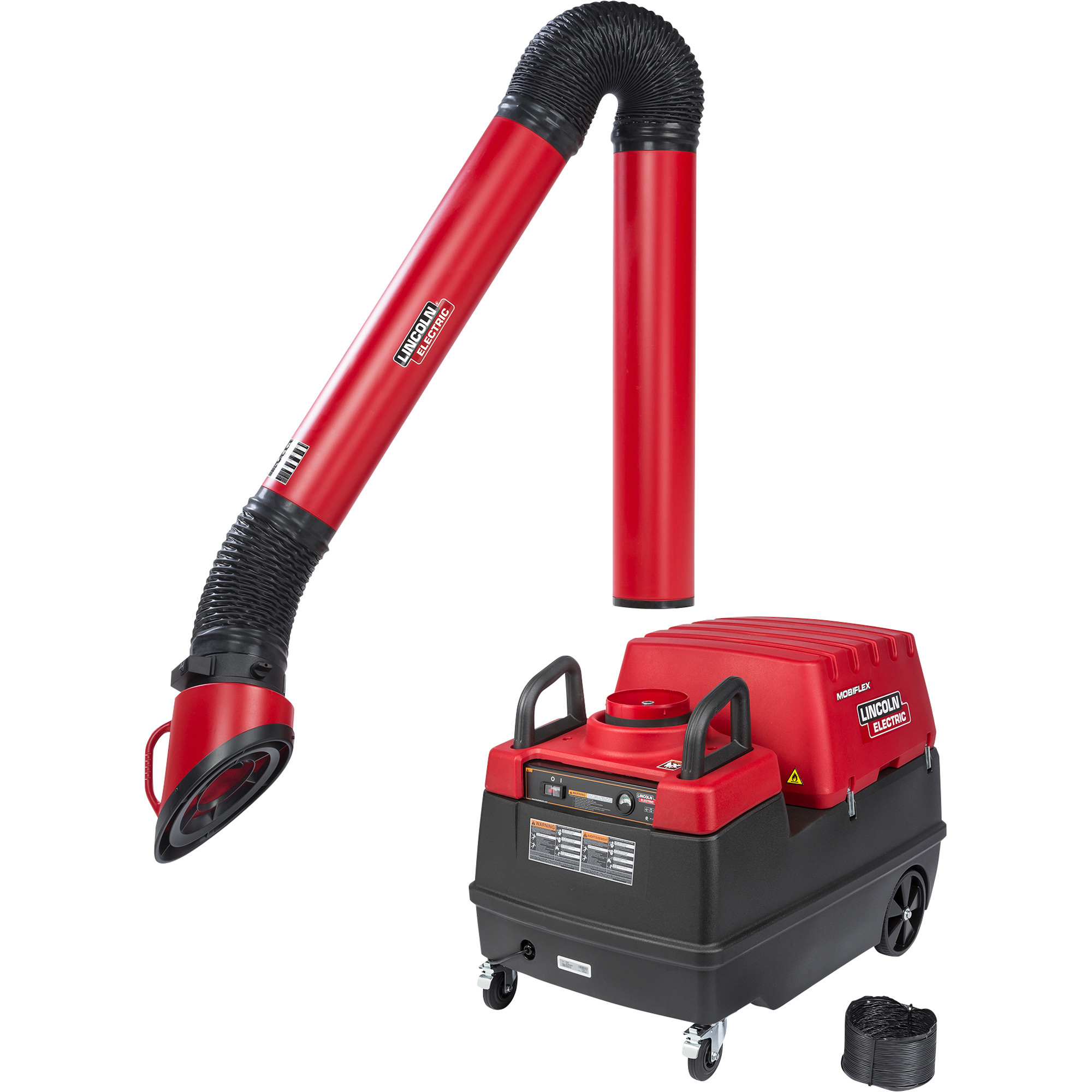 Lincoln Electric Prism Mobile with 13ft. Arm, MERV 14 Filter and Arc Sensor/Lamp Kit One-Pak Pkg., Welding Fume Extraction and Filtration System, Model# K4259-5